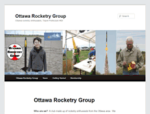 Tablet Screenshot of ottawa-rocketry.org